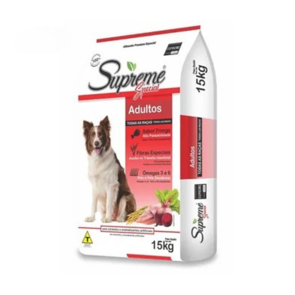 Ração Premium Especial Supreme Special Adulto Raças Médias e Grandes 15kg